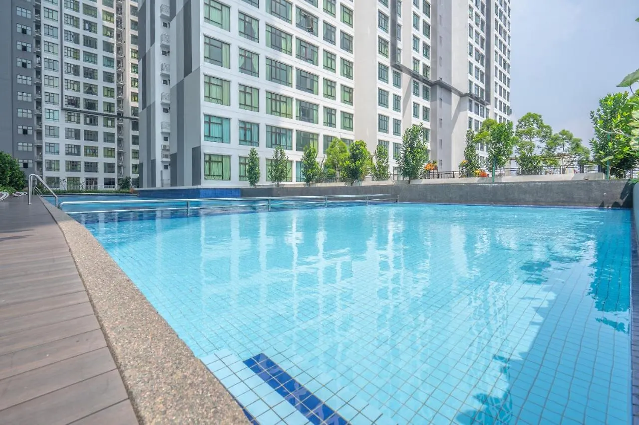 ** Hotel Oyo Home 90450 D' Summit Residence 1Bhk Yml 2128 Johor Bahru Maleisië